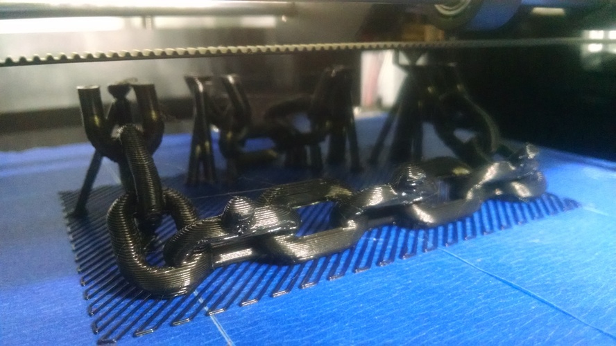 Chain Link Tablet Stand 3D Print 4490 Chain Link Tablet Stand 3D Print 4490