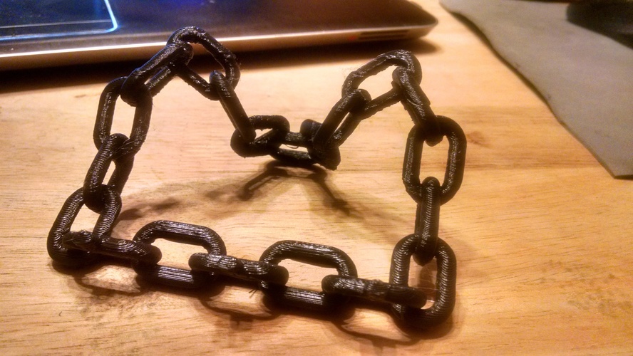 Chain Link Tablet Stand 3D Print 4492 Chain Link Tablet Stand 3D Print 4492