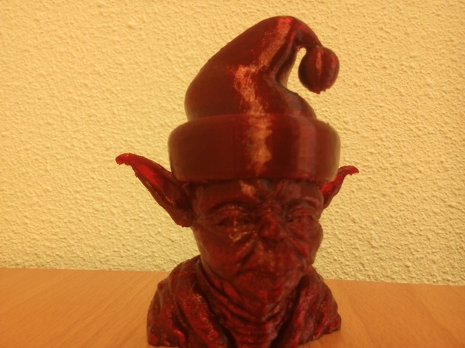 Santa Yoda 3D Print 4500 Santa Yoda 3D Print 4500