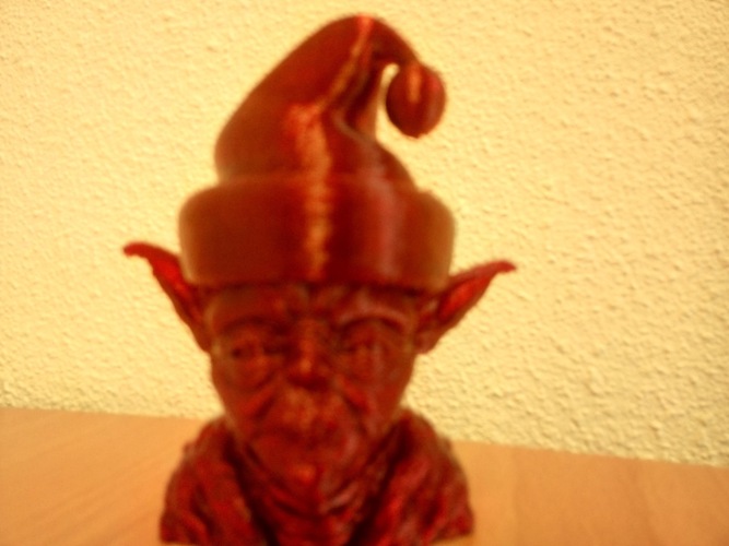 Santa Yoda 3D Print 4501 Santa Yoda 3D Print 4501