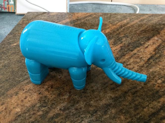 Elephant 3D Print 4723 Elephant 3D Print 4723