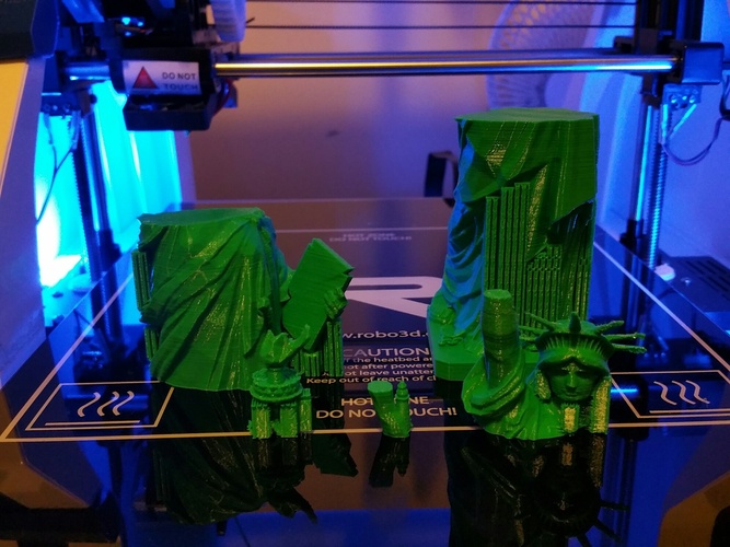 Statue of Liberty - Repaired 3D Print 4733 Statue of Liberty - Repaired 3D Print 4733