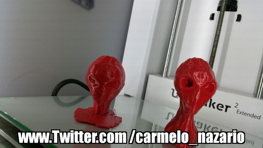 Red Alien Scout Updated 8-29-17 3D Print 4750 Red Alien Scout Updated 8-29-17 3D Print 4750