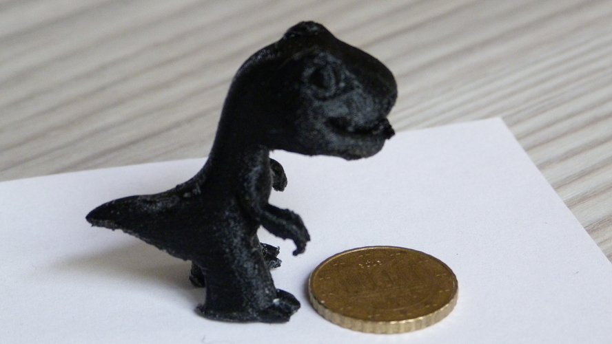 Two Dinosaurs without support 3D Print 4757 Two Dinosaurs without support 3D Print 4757