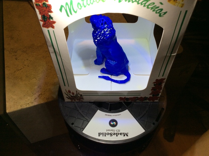 Roaring Lion 3D Print 4915 Roaring Lion 3D Print 4915