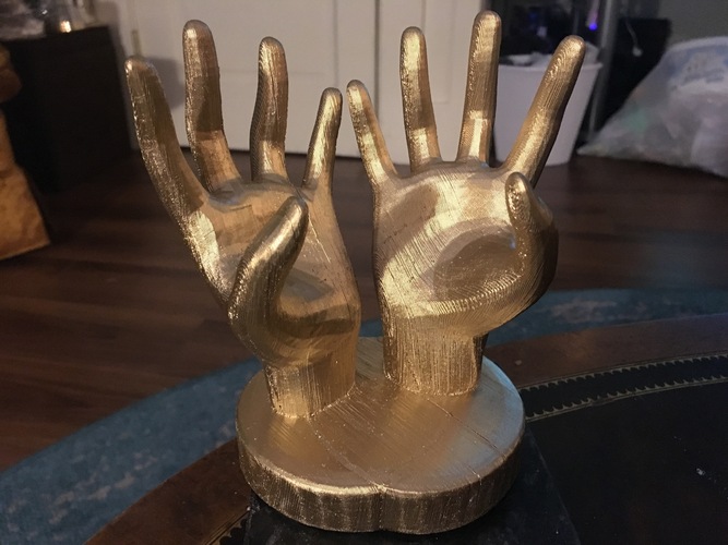 Hands Smartphone Holder (low Poly) 3D Print 5013 Hands Smartphone Holder (low Poly) 3D Print 5013