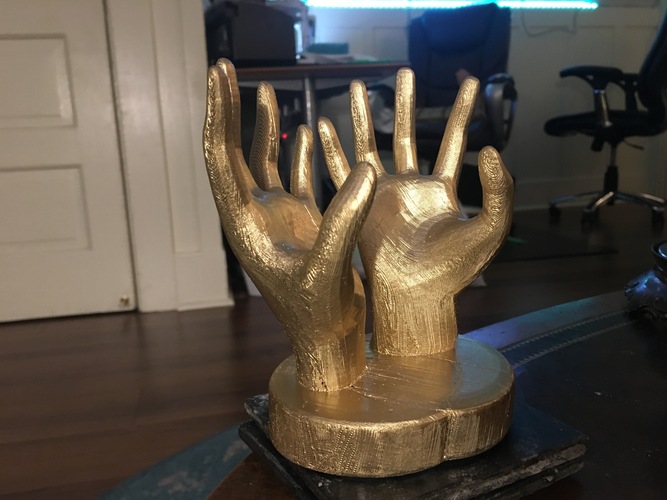 Hands Smartphone Holder (low Poly) 3D Print 5014 Hands Smartphone Holder (low Poly) 3D Print 5014