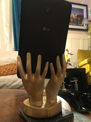 Hands Smartphone Holder (low Poly) 3D Print 5018 Hands Smartphone Holder (low Poly) 3D Print 5018