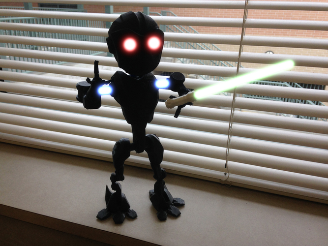 Mini Lightsaber - two parts 3D Print 5040 Mini Lightsaber - two parts 3D Print 5040