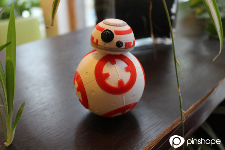 BB8 DROID - STAR WARS: THE FORCE AWAKENS 3D Print 5064 BB8 DROID - STAR WARS: THE FORCE AWAKENS 3D Print 5064