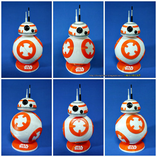 BB8 DROID - STAR WARS: THE FORCE AWAKENS 3D Print 5112 BB8 DROID - STAR WARS: THE FORCE AWAKENS 3D Print 5112