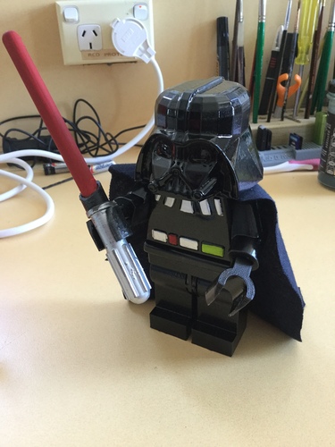 Giant Lego Darth Vader 3D Print 5180 Giant Lego Darth Vader 3D Print 5180