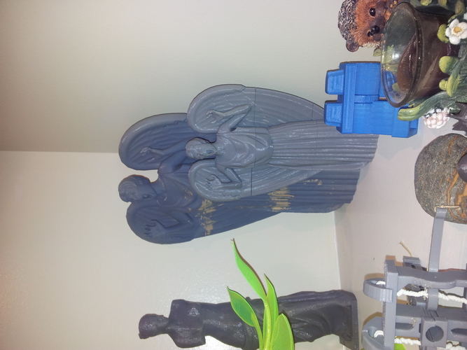 Dr. Who Weeping angel v1.21 3D Print 520 Dr. Who Weeping angel v1.21 3D Print 520