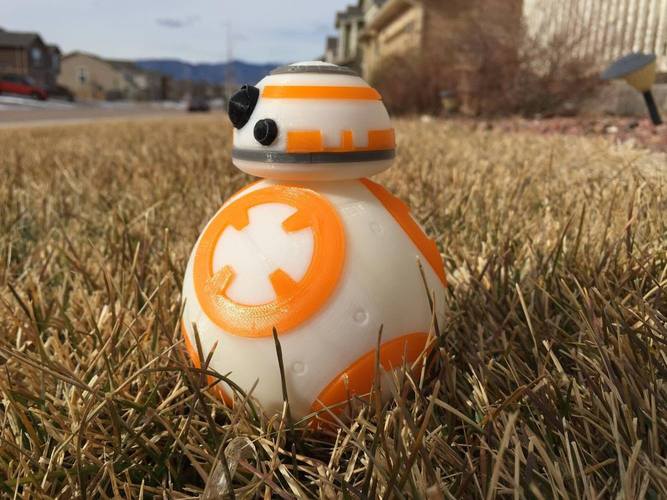 BB8 DROID - STAR WARS: THE FORCE AWAKENS 3D Print 5235 BB8 DROID - STAR WARS: THE FORCE AWAKENS 3D Print 5235