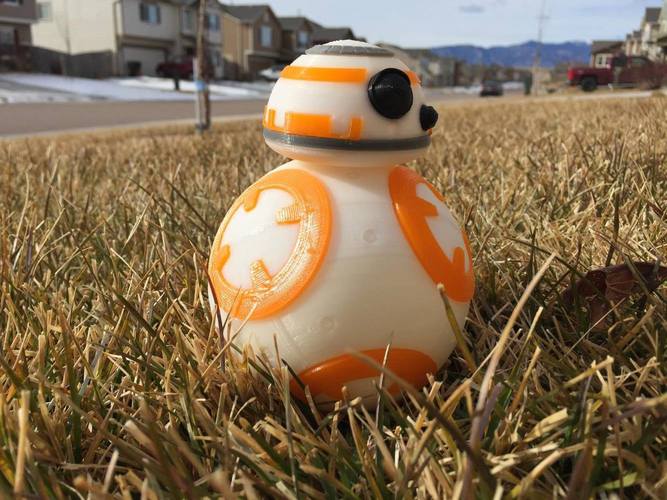 BB8 DROID - STAR WARS: THE FORCE AWAKENS 3D Print 5236 BB8 DROID - STAR WARS: THE FORCE AWAKENS 3D Print 5236