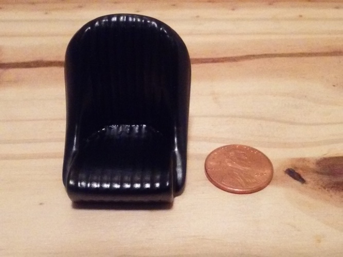1960's Sport Seat Bucket Seat (Cobrette) 3D Print 5285 1960's Sport Seat Bucket Seat (Cobrette) 3D Print 5285