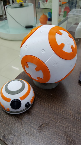 BB8 DROID - STAR WARS: THE FORCE AWAKENS 3D Print 5316 BB8 DROID - STAR WARS: THE FORCE AWAKENS 3D Print 5316