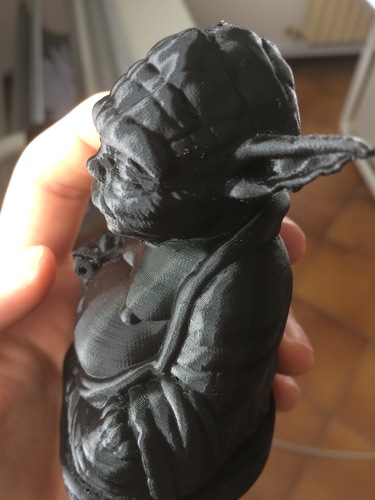Improved Yoda Buddha w/ Lightsaber 3D Print 5337 Improved Yoda Buddha w/ Lightsaber 3D Print 5337