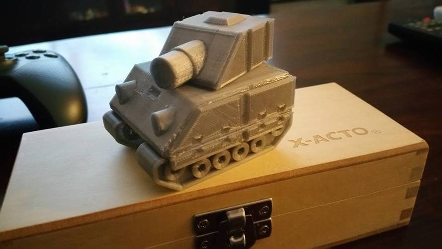 Tank Model from Advance Wars Game 3D Print 5340 Tank Model from Advance Wars Game 3D Print 5340