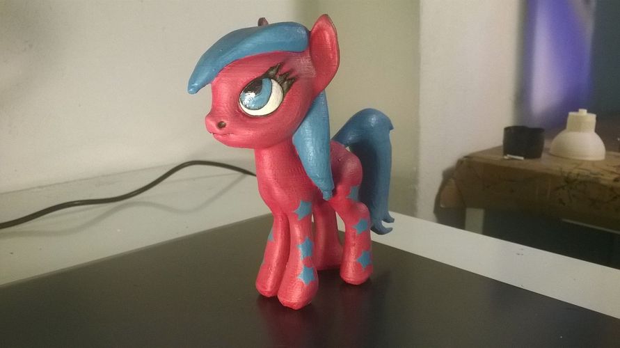 Black Star Pony 3D Print 5456 Black Star Pony 3D Print 5456