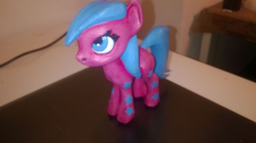 Black Star Pony 3D Print 5457 Black Star Pony 3D Print 5457