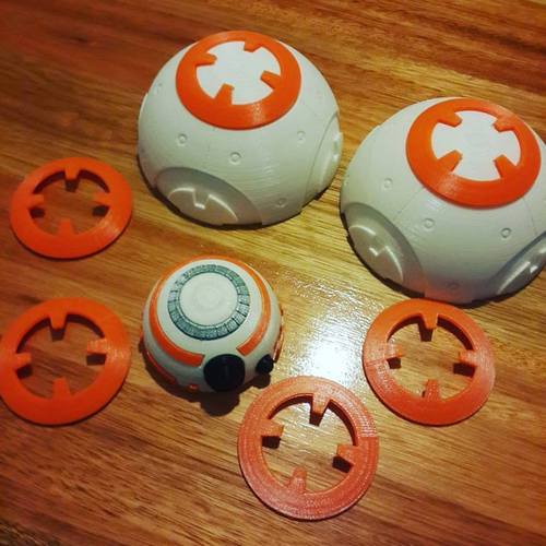 BB8 DROID - STAR WARS: THE FORCE AWAKENS 3D Print 5525 BB8 DROID - STAR WARS: THE FORCE AWAKENS 3D Print 5525