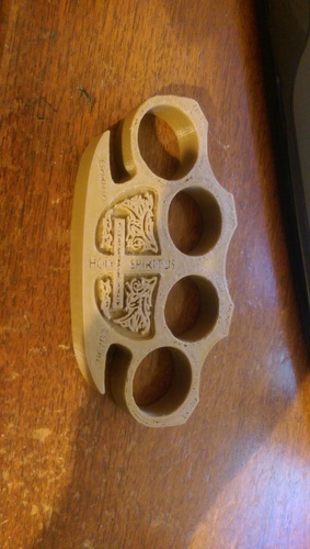 Holy Brass Knuckles 3D Print 5535 Holy Brass Knuckles 3D Print 5535