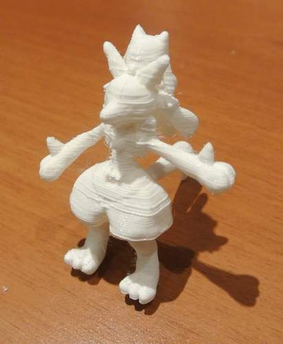 Riolu and Lucario 3D Print 5711 Riolu and Lucario 3D Print 5711
