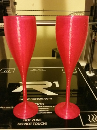 happy new year champagne glass 3D Print 5762 happy new year champagne glass 3D Print 5762
