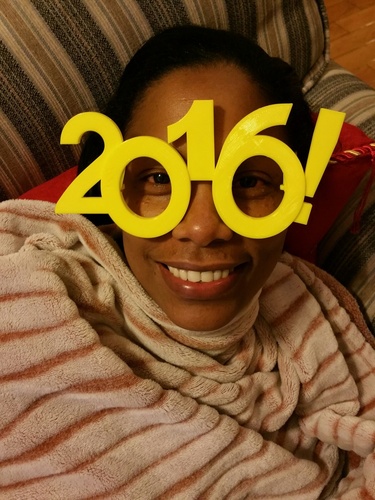 2016 Happy New Year Fun Glasses 3D Print 5766 2016 Happy New Year Fun Glasses 3D Print 5766
