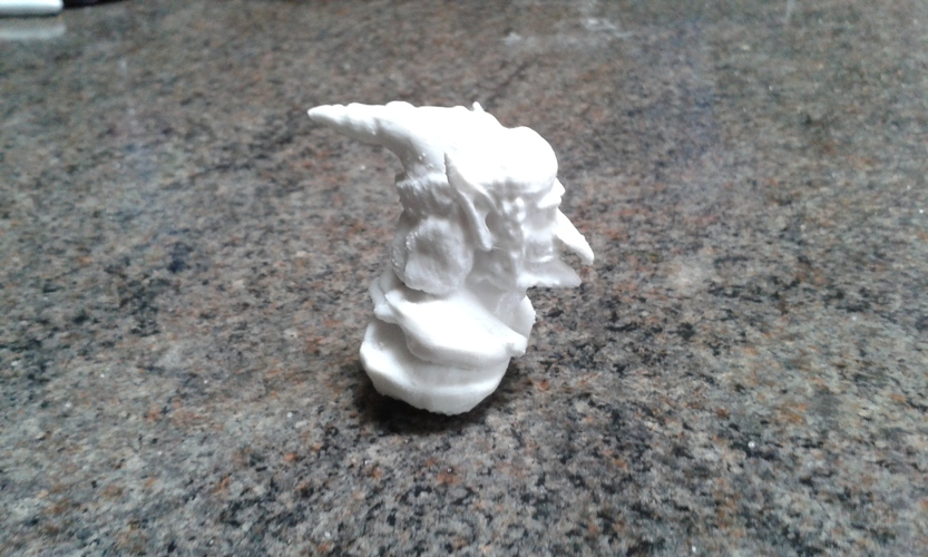 Goblin Bust 3D Print 5851 Goblin Bust 3D Print 5851