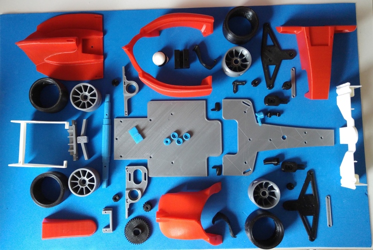 OpenR/C Formula 1 car 3D Print 5858 OpenR/C Formula 1 car 3D Print 5858