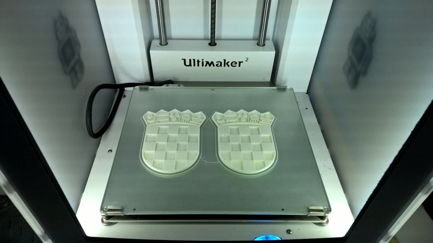 Coat of arms of Croatia 3D Print 6212 Coat of arms of Croatia 3D Print 6212
