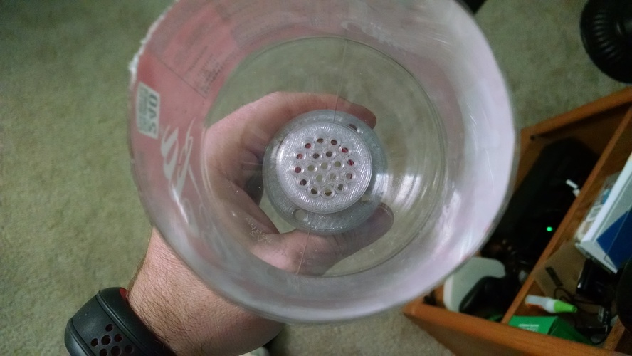 Drain Cap - 3Dponics Drip Hydroponics 3D Print 6240 Drain Cap - 3Dponics Drip Hydroponics 3D Print 6240