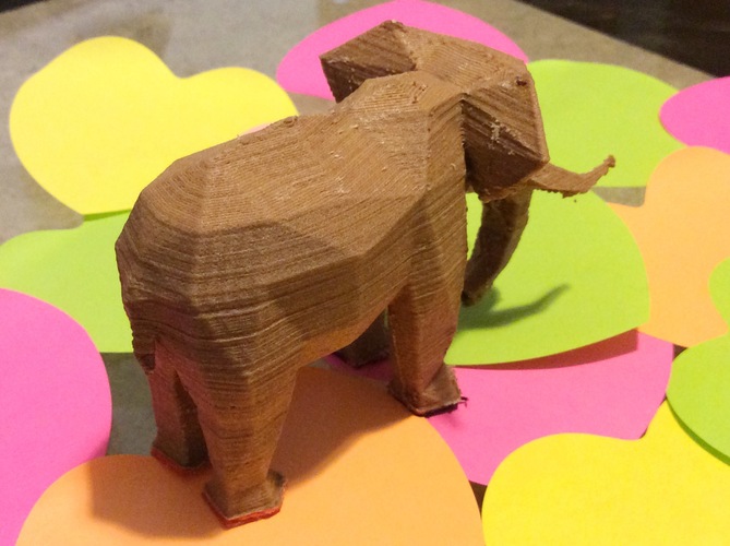Low Poly Elephant Art Sculpture 3D Print 6323 Low Poly Elephant Art Sculpture 3D Print 6323
