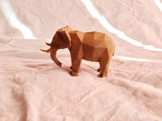 Low Poly Elephant Art Sculpture 3D Print 6324 Low Poly Elephant Art Sculpture 3D Print 6324