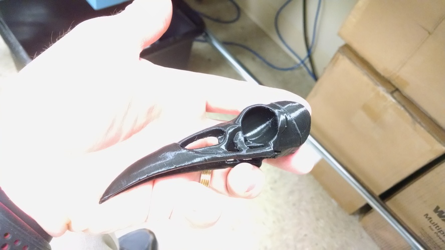 Boneheads: Raven - Skull Kit - PROMO - 3DKitbash.com 3D Print 6390 Boneheads: Raven - Skull Kit - PROMO - 3DKitbash.com 3D Print 6390