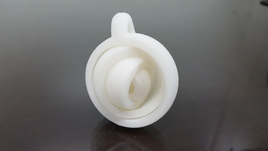 gyroscopic keychain 3D Print 6478 gyroscopic keychain 3D Print 6478