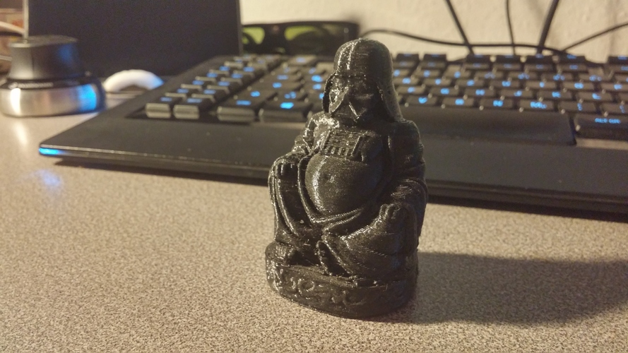 Darth Vader Buddha with saber 3D Print 6585 Darth Vader Buddha with saber 3D Print 6585