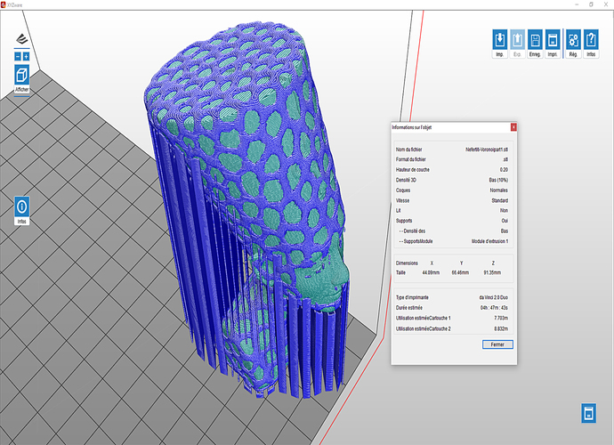 Nefertiti-Dual-color 3D Print 6609 Nefertiti-Dual-color 3D Print 6609