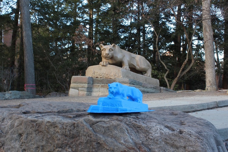 Nittany Lion Statue 3D Print 6685 Nittany Lion Statue 3D Print 6685