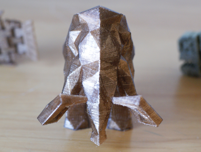 Low Poly Mammoth 3D Print 6734 Low Poly Mammoth 3D Print 6734