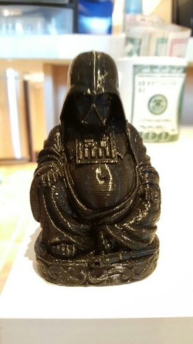 Darth Vader Buddha with saber 3D Print 6789 Darth Vader Buddha with saber 3D Print 6789