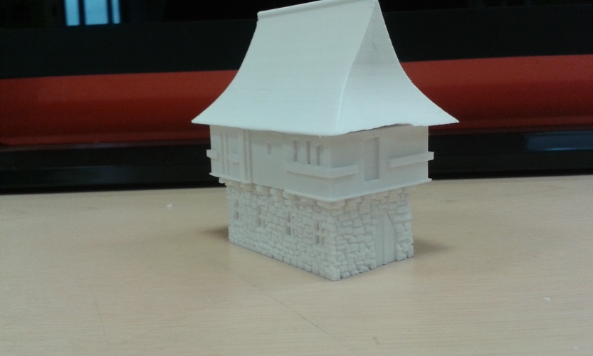Tudor style house for wargaming 3D Print 6795 Tudor style house for wargaming 3D Print 6795