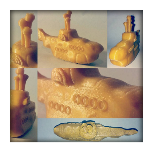 Yellow Submarine 3D Print 6821 Yellow Submarine 3D Print 6821