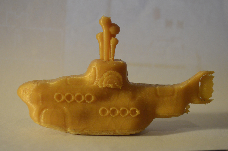 Yellow Submarine 3D Print 6826 Yellow Submarine 3D Print 6826