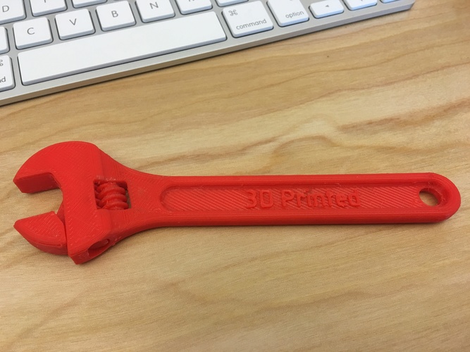 Fully assembled 3D printable wrench 3D Print 6850 Fully assembled 3D printable wrench 3D Print 6850