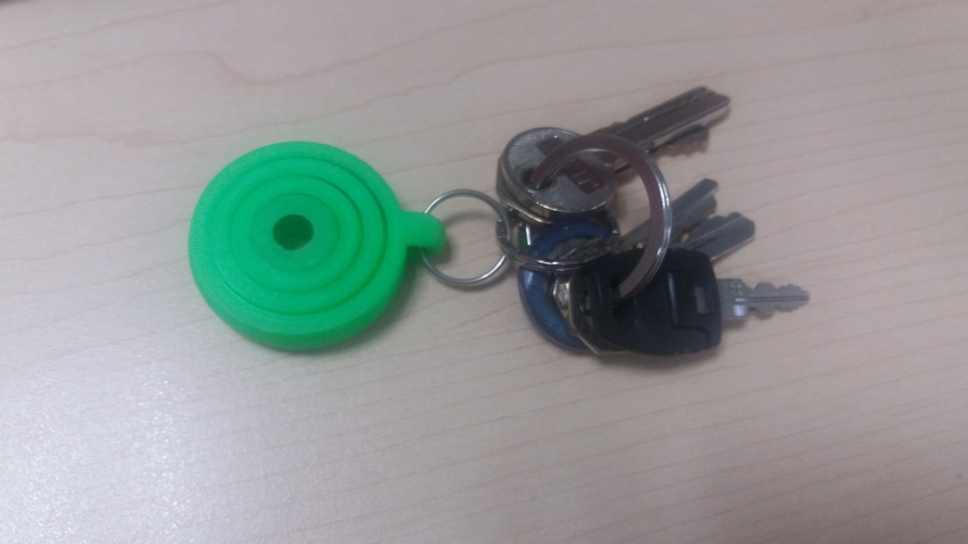 gyroscopic keychain 3D Print 6868 gyroscopic keychain 3D Print 6868