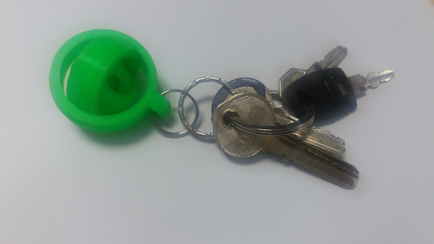 gyroscopic keychain 3D Print 6898 gyroscopic keychain 3D Print 6898