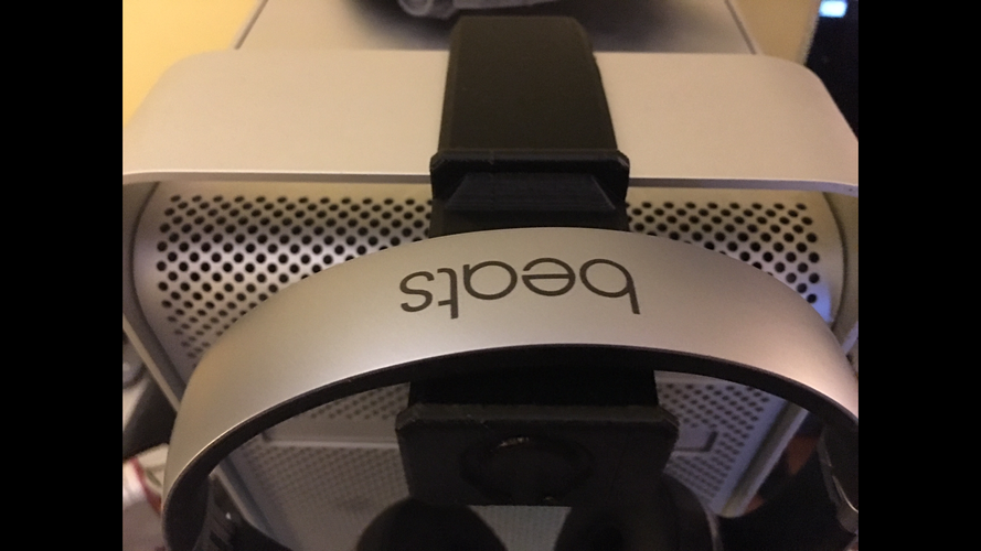 Headphone Rest for old Mac pro 3D Print 7229 Headphone Rest for old Mac pro 3D Print 7229